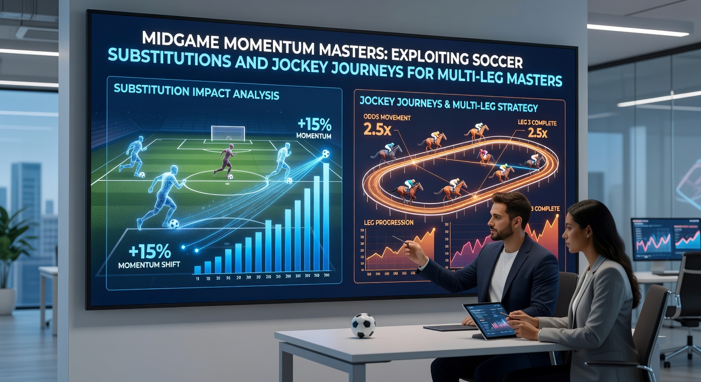 A jockey guiding his horse through a crowded field, illustrating tactical positioning during a horse race