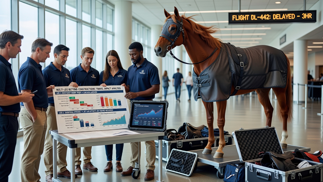 Travel schedule impacts on equine athletes in racing circuits
